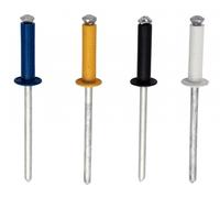 RAPID Rivets automobile 4 couleurs 4,8x16mm en alu
