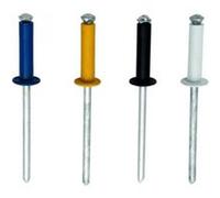 rapid rivets automobile 4 couleurs 4,8x16mm en alu G