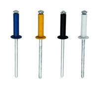 RAPID Rivets automobile 4 couleurs 4x16mm en alu (Lot de 3)