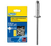 Rapid Rivets Haute performance Ø 4,8 x 12 mm — Paquet de 300 pcs