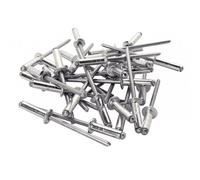 Rapid Rivets standard 5000382 - Ø 4,8 x 16 mm - 100 pièces, foret inclus, gris