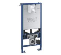 Grohe Rapid SLX Bâti-support pour WC H : 113 cm, SET avec plaque de déclenchement, 39603000