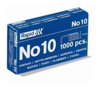 Rapid Standard - Agrafes - 10/4 - 4 Mm - Acier Galvanisé - Paquet De 1000 - Pour Rapid Ten 12, Ten 3 Rapid Economy E10 Rapid Fashion F10, F11, F15