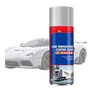 Rapid Start Fluid, Enhances Engine Ignition, 450ml Cold Weather Booster, Ether Based Spray Steel Can, Automotive Starter Category Support, Long Crank Relief for Winter Vehicles Use