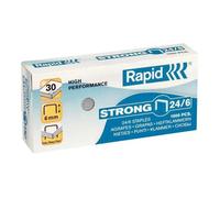 Rapid Strong Agrafes 24-6 6 Mm Acier Galvanisé Pack De 1000 Pour Classic K2, K45; Economy E15, E26; Fashion F18; Fashion Standup¿