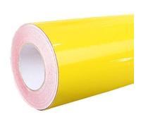 Rapid Teck® Film brillant - Film adhésif - 5m x 63cm - Film pour traceur - Film autocollant - aussi comme film pour meubles - Film adhésif - Jaune brillant