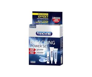 Rapid White - Kit de blanchiment des dents - Blanchiment immédiat - Pour jusqu'à 7 niveaux de dents plus blanches - Utilisation de blanchiment pour la maison - Sans peroxyde d'hydrogène