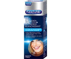 Rapid White Soin Quotidien Dentifrice Blanchissant Goût Menthe Tube 100ml
