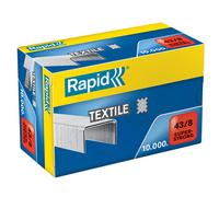 Rapid Agrafes 24872300 - 43/8 Galva - Boîte de 10000