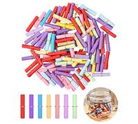 Rapidbok 100 Pièces Petits Messages Rouleaux de Papier à Vœux Porte-bonheur Etiquettes Vides en Vrac Papier Message Wish Papier de Souhait de Message pour Loisirs Créatifs Décorations