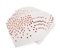 Rapidbok 60 Pièces Serviette Papier, Serviettes Anniversaire Or Rose, Serviettes Jetables 33x33cm, Serviettes Cocktail Papier, Serviette de Table pour Anniversaire, Fête, Mariage, Décorations