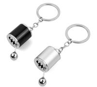 Rapidbok Porte-Clés De Voiture, Métal Porte Clé Voiture Pack, porte-clés de changement de vitesse de voiture,Six Speed Manual Car Gear Shifter Model Keychain, Accessoires De Décoration De Voiture