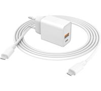 Rapide Chargeur 30w Pour Google Pixel 9/9 Pro Xl/ 9 Pro / 9 Pro Fold, Pixel 8 8a 8 Pro 7 7a 7 Pro, 6 6a 6 Pro, Pour Samsung Galaxy, Pour Xiaomi, Pour Ipad Pro 30 Watt Power Adapter Et 1,8 M De Câble