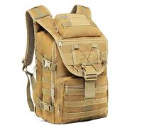 RAPIDSKY Sac à Dos Tactique 35L - Conçu pour la Randonnée et les Missions, Grand Volume 1-3 Jours Sac d'Assaut - Tissu Oxford Imperméable et Résistant (kaki)