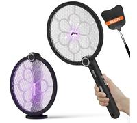 RAPIZZ Raquette Electrique Insectes Rechargeable - Fonction 3 en 1