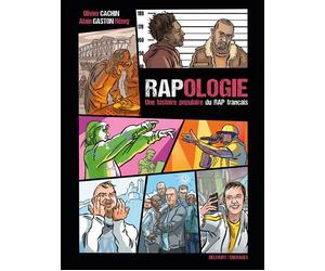 Rapologie - Une histoire populaire du rap français - Olivier Cachin - Delcourt - relié - Bande dessinée