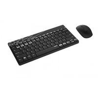 Rapoo 8000M Clavier avec Souris, Ensemble de Bureau Sans Fil avec Connexion Multi-Mode, Noir/Gris