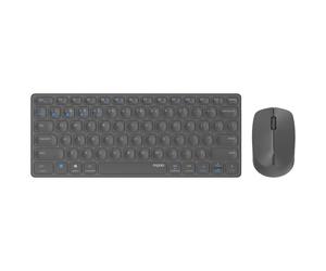Rapoo 9600M sans Fil Multimode Blade Combo Set, QWERTY US - Gris Foncé