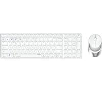 Rapoo 9750M Clavier Souris inclus RF Wireless + Bluetooth QWERTZ Français Blanc (00215375)