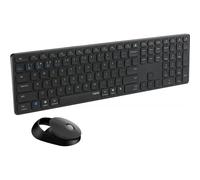 RAPOO 9850M SW - Ensemble clavier/souris, Bluetooth/radio, gris foncé, de