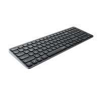 Rapoo Blade-Series E9350L Clavier sans fil ultra-fin 2,4 GHz Bluetooth avec pavé numérique pour ordinateur portable, silencieux, rechargeable, pour Windows/Mac/Linux, disposition américaine