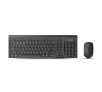 Rapoo Clavier et souris multimode sans fil 8100M - Noir (Qwerty US Layout)