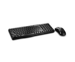 RAPOO Clavier multimédia sans Fil RP X1800S UI-B + Souris X1800S - Noir (Mise en Page QWERTY US)