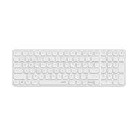 Rapoo Clavier sans fil E9310M pour Mac/iPad/PC, clavier Bluetooth multi-appareils avec pavé numérique, profil bas, saisie silencieuse, 99 touches, alimenté par batterie, prend en charge 4 appareils