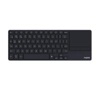 Rapoo E2810M clavier Bureau RF sans fil + Bluetooth QWERTZ Allemand Gris foncé