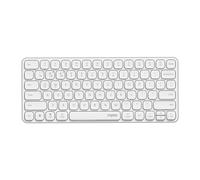 RAPOO E9050L Clavier sans fil ultra-fin compatible avec Windows, Mac, Linux et Chrome - Blanc