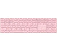 Rapoo E9800M Clavier RF sans fil + Bluetooth QWERTZ Allemand Rose (00220284)