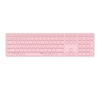 Rapoo E9800M clavier Universel Bluetooth QWERTY Rose