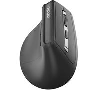 Rapoo EV310M Souris verticale sans fil silencieuse - Souris verticale ergonomique sans fil Bluetooth & USB 2,4 GHz, multi-appareils 3 appareils, souris verticale 5 boutons sans câble, jusqu'à 2400 DPI