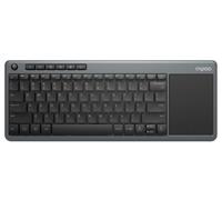 Rapoo K2600 - Clavier - avec pavé tactile - sans fil - 2.4 GHz - QWERTZ - Allemand - gris