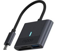 RAPOO Lecteur USB-C UCR-3001 Lecteur de cartes USB-C