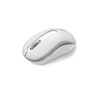 Rapoo Souris optique sans fil 2,4GHz "M10+" (bluetooth, souris d'ordinateur, design, avec boutons et molette de défilement) Blanc/Gris