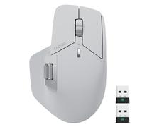 RAPOO MT760 PRO Souris sans fil, NearLink + Bluetooth 5.0 multi-appareils, 12 K DPI, interrogation 2K, Ergo pour le travail et les jeux, 11 boutons programmables, mémoire intégrée, clics silencieux