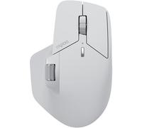 Rapoo Souris sans fil MT760L 4000 DPI Capteur écologique Rechargeable Ergonomique Gris/Blanc