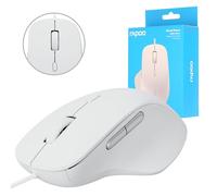 Rapoo Mysz przewodowa n500 biała Marque