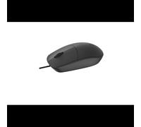 Rapoo N100-BK Souris Optique USB Type-A 1600 DPI Ambidextre Noire - Dimensions 115x63x38mm, 2 Boutons, Compatible Windows/macOS/Linux