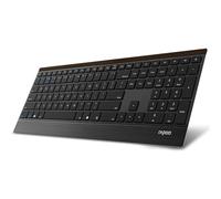 RAPOO RP E9500M UI-B sans Fil Multi-Mode E9500M Clavier - Noir (Mise en Page des États-Unis QWERTY)