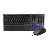 RAPOO RP NX2000 UI-B Clavier et Souris filaires NX2000 - Noir (QWERTY US Lay-Out)
