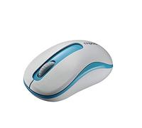 Rapoo Souris optique sans fil 2,4GHz "M10+" (bluetooth, souris d'ordinateur, design, avec boutons et molette de défilement) Blanc/Bleu