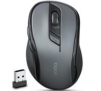 Rapoo M500 - Souris - pour droitiers - optique - 7 boutons - sans fil - 2.4 GHz, Bluetooth 4.0, Bluetooth 3.0 - récepteur sans fil USB - noir Noir G