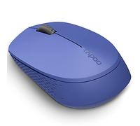 Rapoo Souris optique sans fil Multi-Mode Silencieuse "M100" (bluetooth, souris d'ordinateur, design, avec boutons et molette de défilement) Bleu