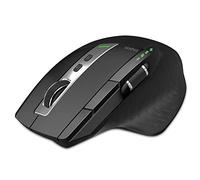 Rapoo Souris sans fil Bluetooth, 4 DPI réglables, rechargeable, multi-appareils (3 Bluetooth + USB), souris ergonomique programmable avec rouleau latéral, souris laser pour ordinateur portable de