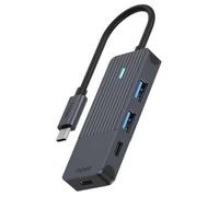 Rapoo UCH-4003 hub & concentrateur USB 3.2 Gen 1 (3.1 Gen 1) Type-C 5000 Mbit/s Anthracite
