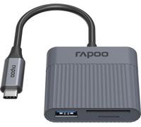 Rapoo UCR-3011 Lecteur de cartes 3 en 1 USB-C avec port USB-A