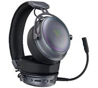 Rapoo VH800 Casque True Wireless Stereo (TWS) Arceau Gaming USB Type-C Bluetooth Noir et Gris