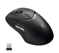 Rapoo VT9Pro Souris de jeu sans fil - Souris de jeu de qualité e-sport, capteur PAW 3398, 26 000 DPI, temps de réponse de 1 ms, légère 68 g, 10 boutons programmables, longue durée de vie, noir